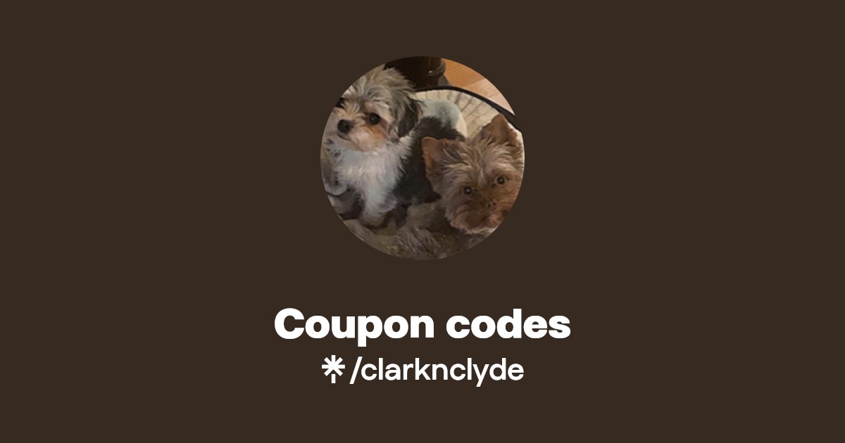 Coupon codes Linktree
