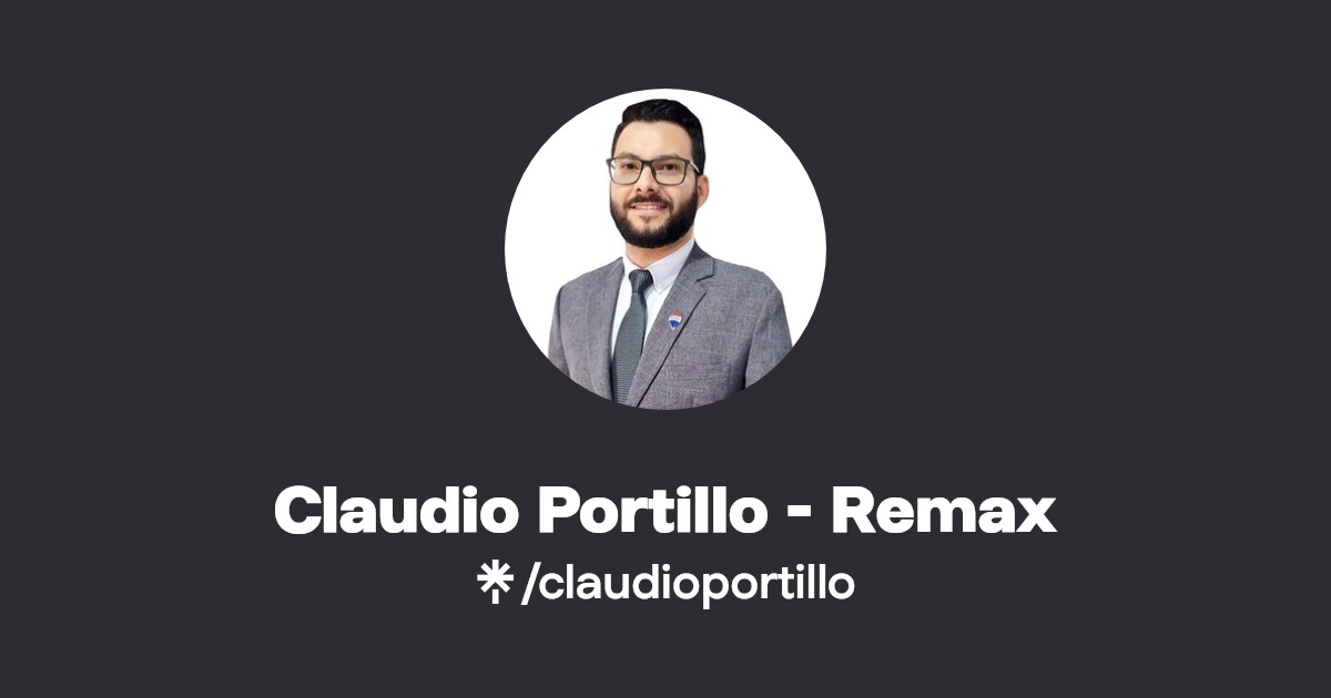 Claudio Portillo Remax Instagram, Facebook Linktree