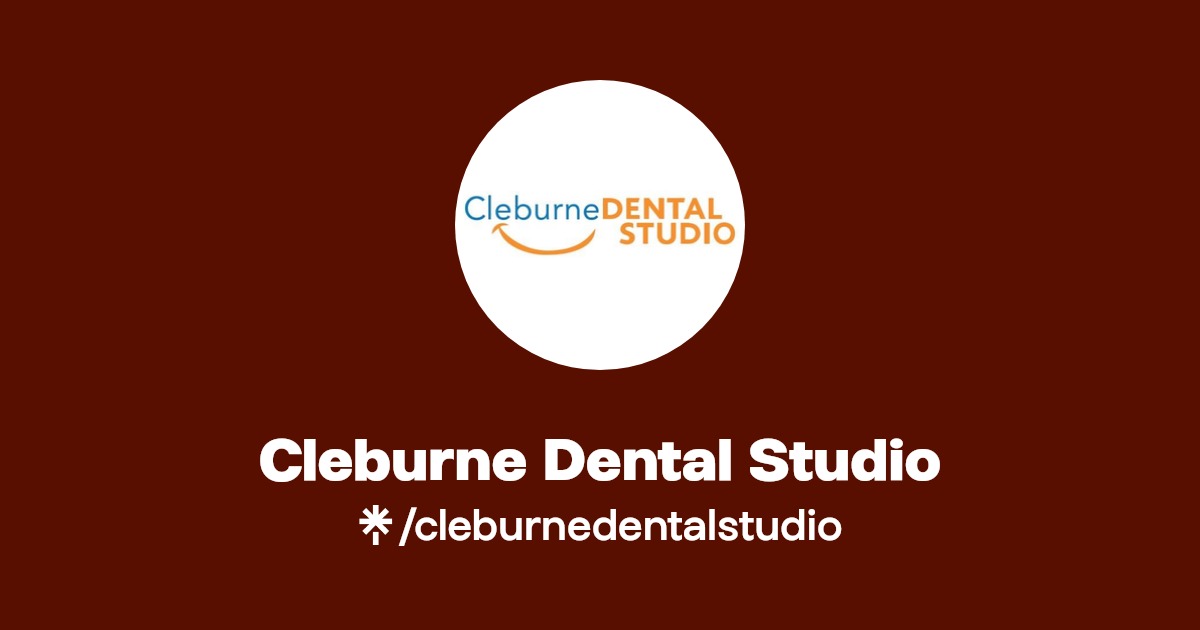 Cleburne Dental Studio Instagram, Facebook Linktree
