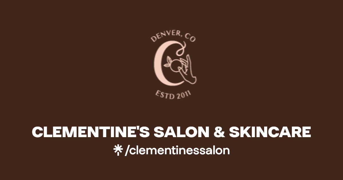 CLEMENTINE'S SALON & SKINCARE Instagram, Facebook, TikTok Linktree