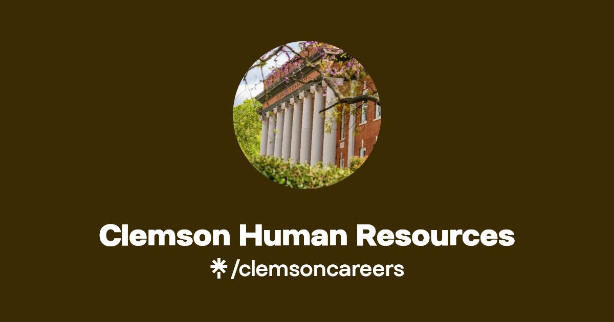Clemson Human Resources Instagram Linktree