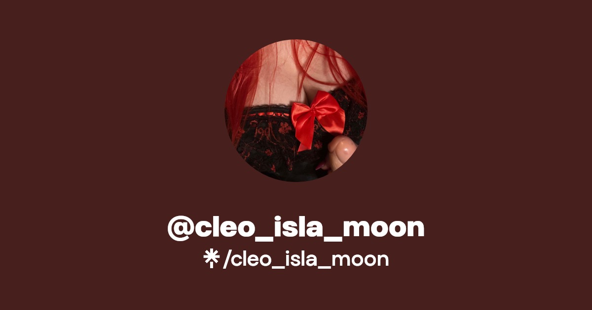 cleo_isla_moon - Find @cleo_isla_moon Onlyfans - Linktree