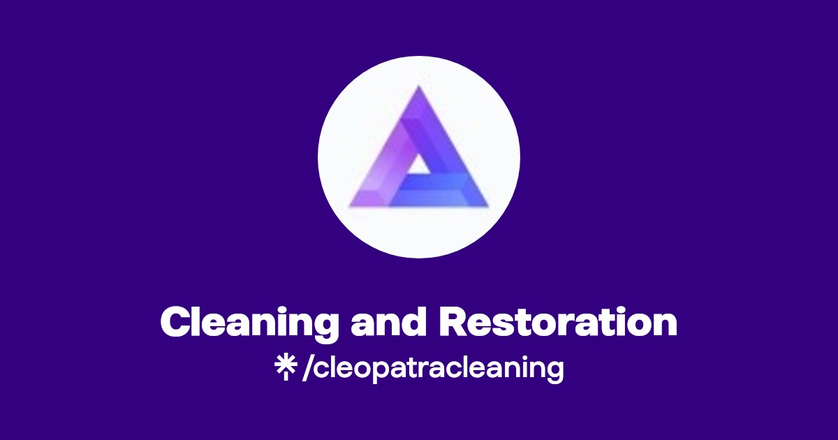 Cleaning and Restoration Facebook Linktree