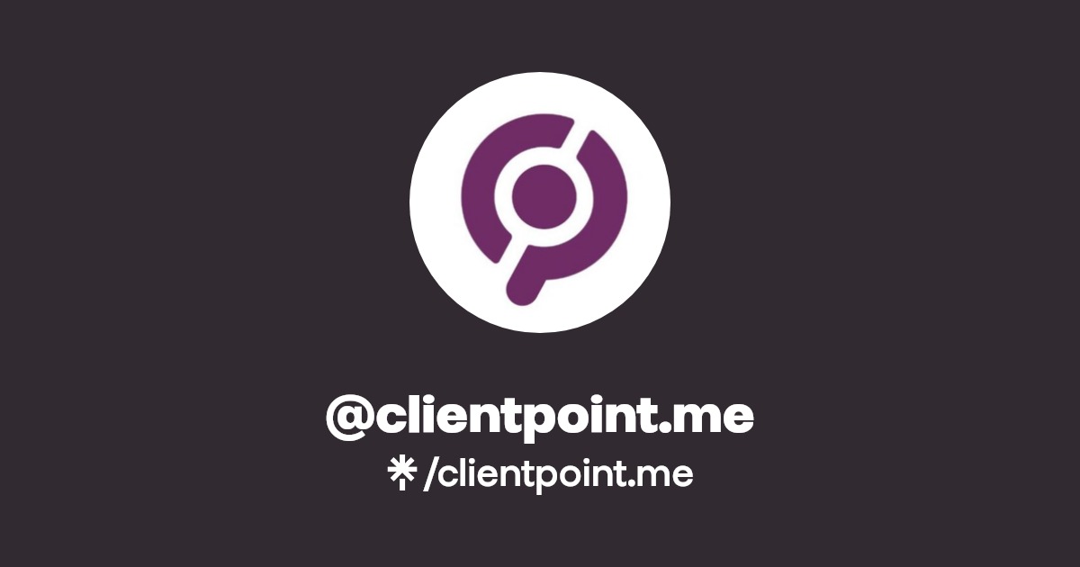 clientpoint.me Twitter, Instagram, Facebook Linktree