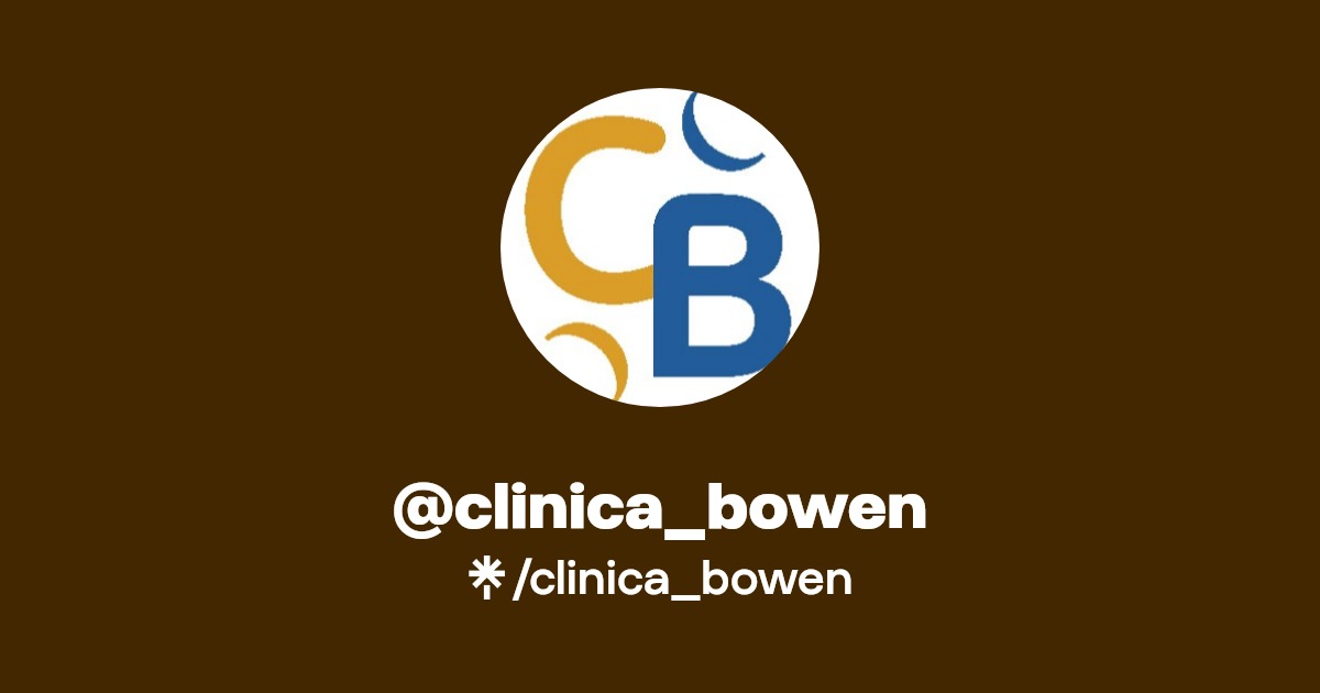 clinica_bowen Instagram, Facebook Linktree