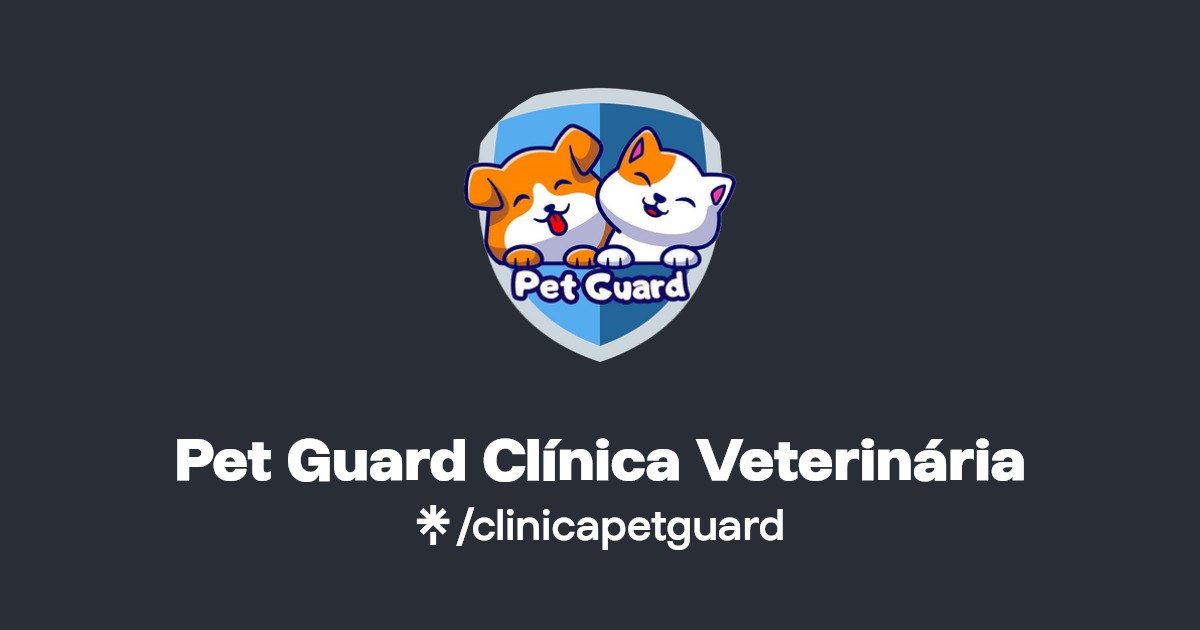 Pet Guard Clínica Veterinária Instagram, Facebook Linktree