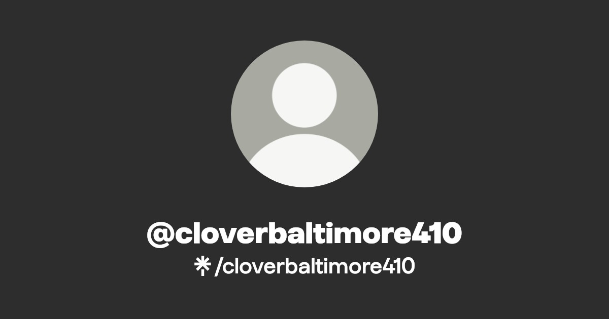 cloverbaltimore410 - Find @cloverbaltimore410 Onlyfans - Linktree