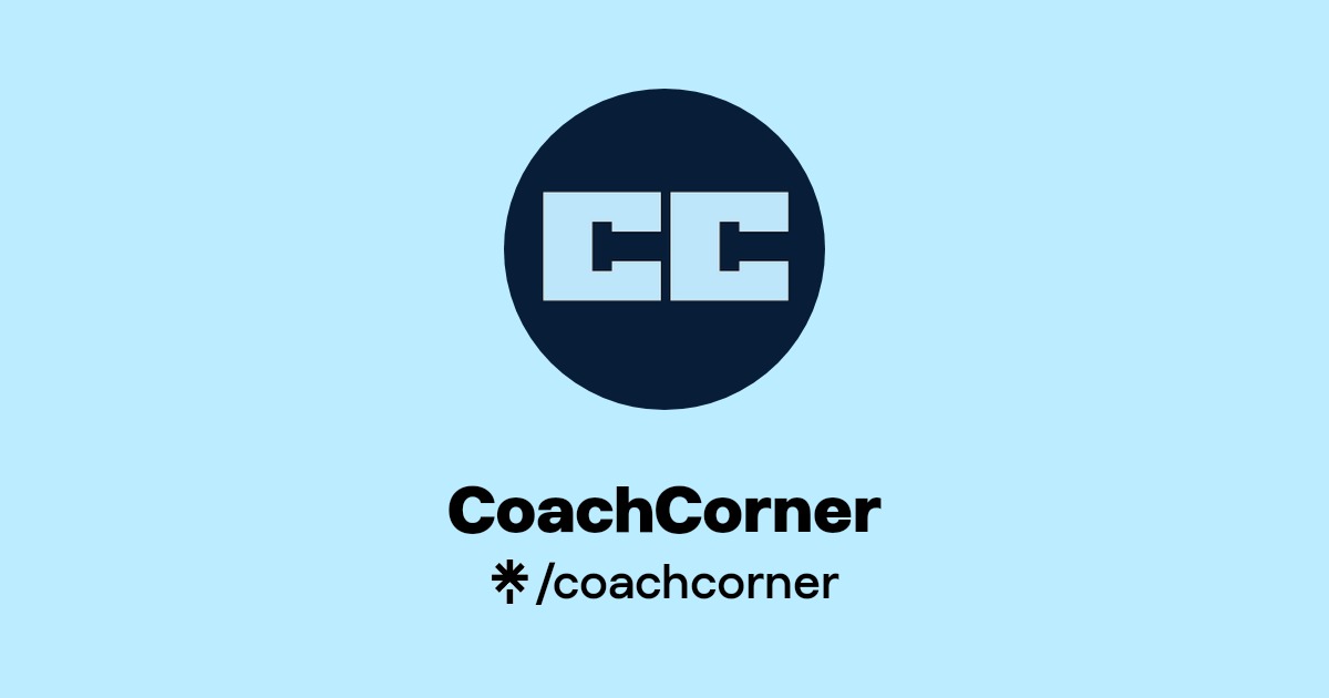 CoachCorner Instagram, TikTok Linktree