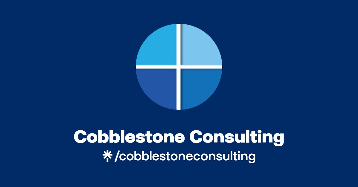Cobblestone Consulting Twitter, Instagram, Facebook Linktree