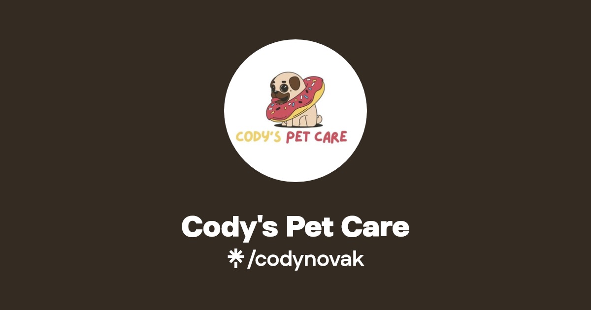 Cody's Pet Care Facebook Linktree