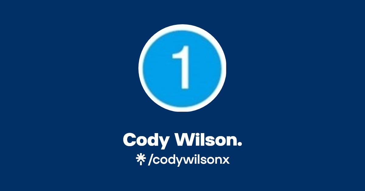 Cody Wilson MDPh.D Linktree