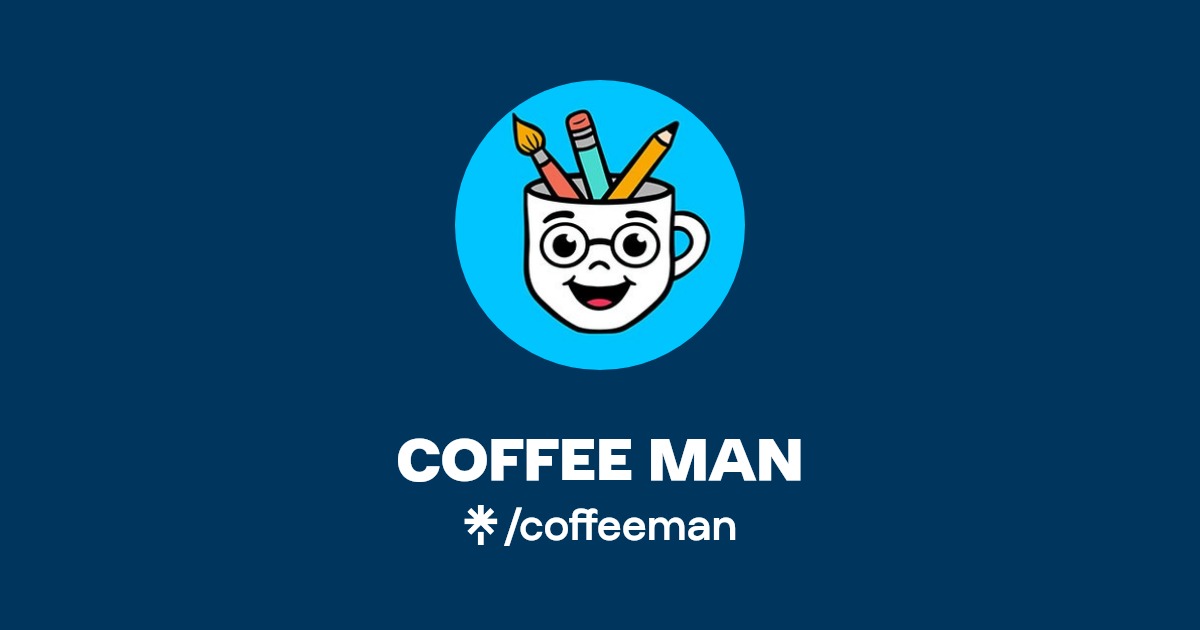 COFFEE MAN Instagram, TikTok Linktree
