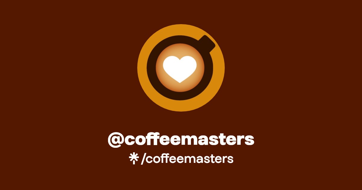 coffeemasters Instagram, Facebook Linktree