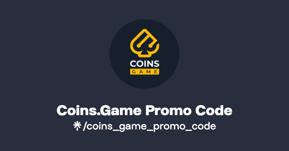 Coins.Game Promo Code Linktree