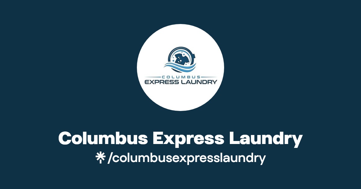 Columbus Express Laundry Instagram, Facebook Linktree