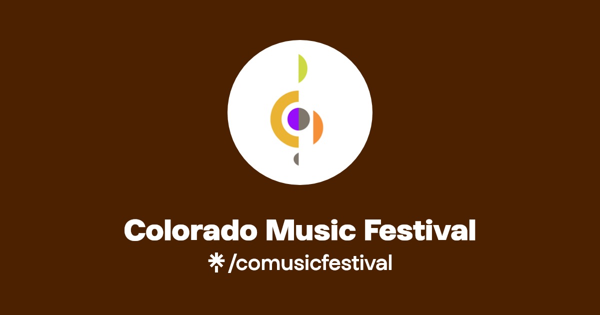 Colorado Music Festival Instagram, Facebook Linktree