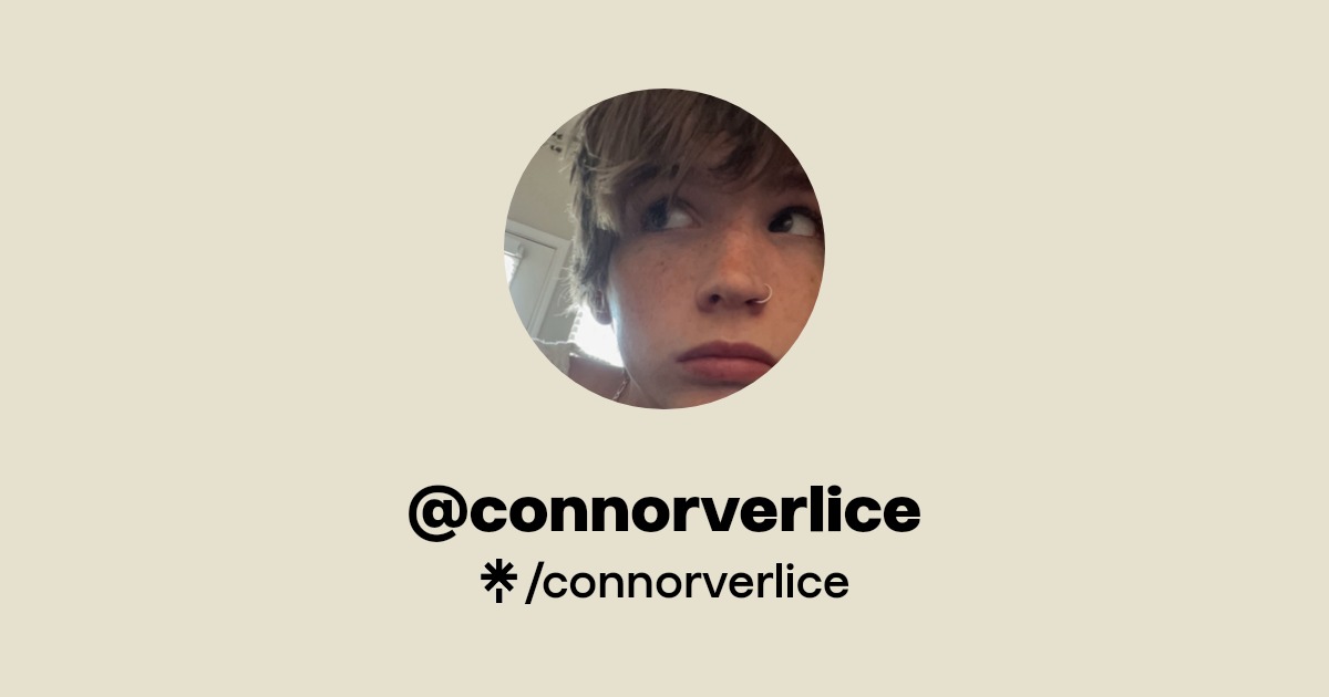 connorverlice - Find @connorverlice Onlyfans - Linktree