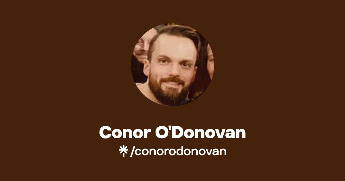 Conor O'Donovan Twitter, Instagram, Twitch Linktree