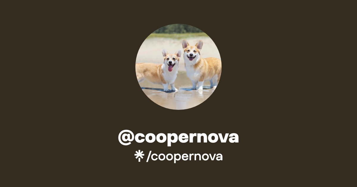 coopernova | Instagram | Linktree