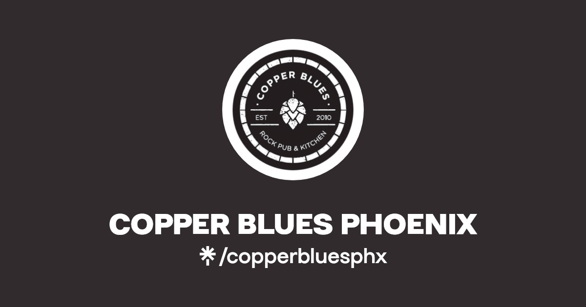 COPPER BLUES PHOENIX Instagram, Facebook Linktree