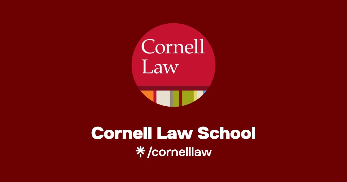 Cornell Law School Instagram, Facebook Linktree