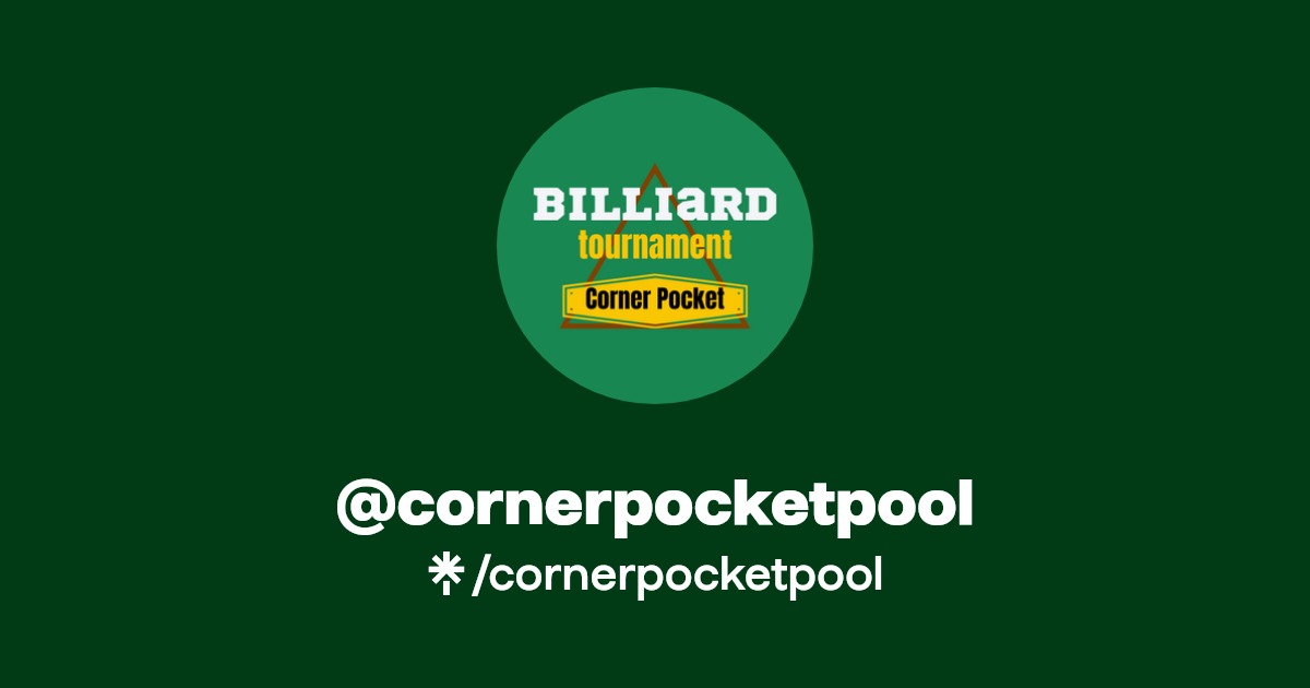 cornerpocketpool Facebook Linktree