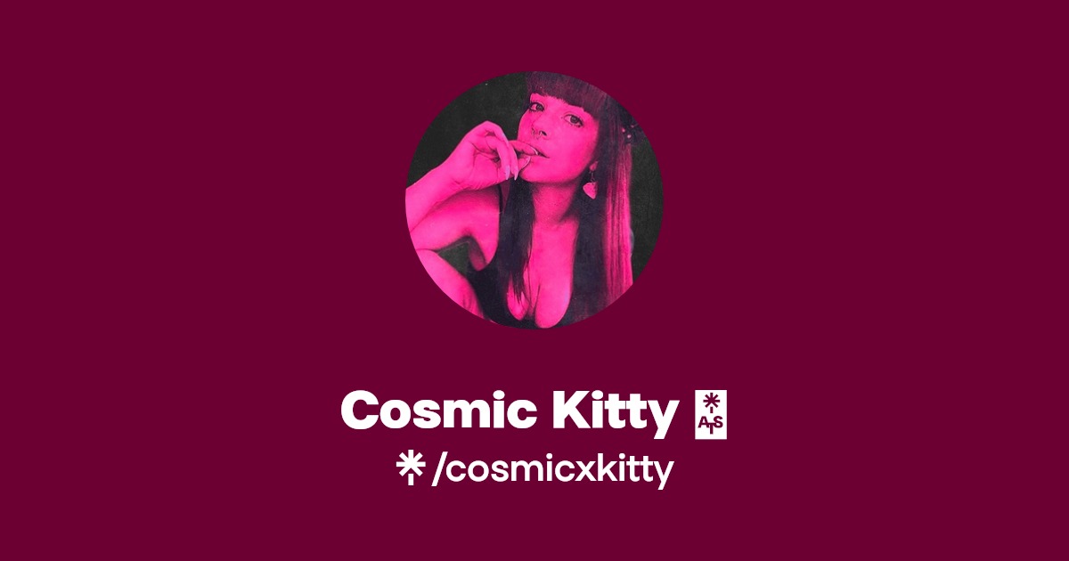Cosmic Kitty 🌙 - Find Cosmic Kitty 🌙 Onlyfans - Linktree