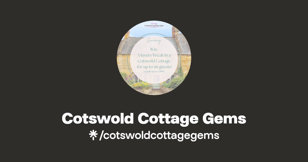 Cotswold Cottage Gems Instagram, Facebook Linktree