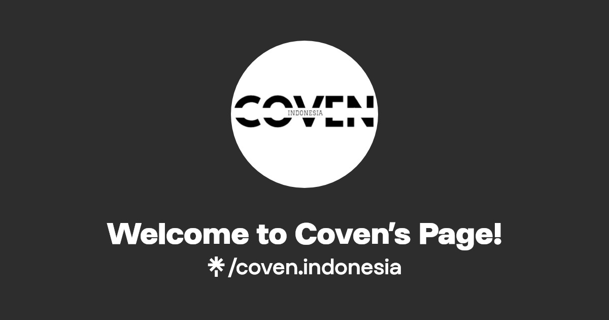 to Coven’s Page! TikTok Linktree