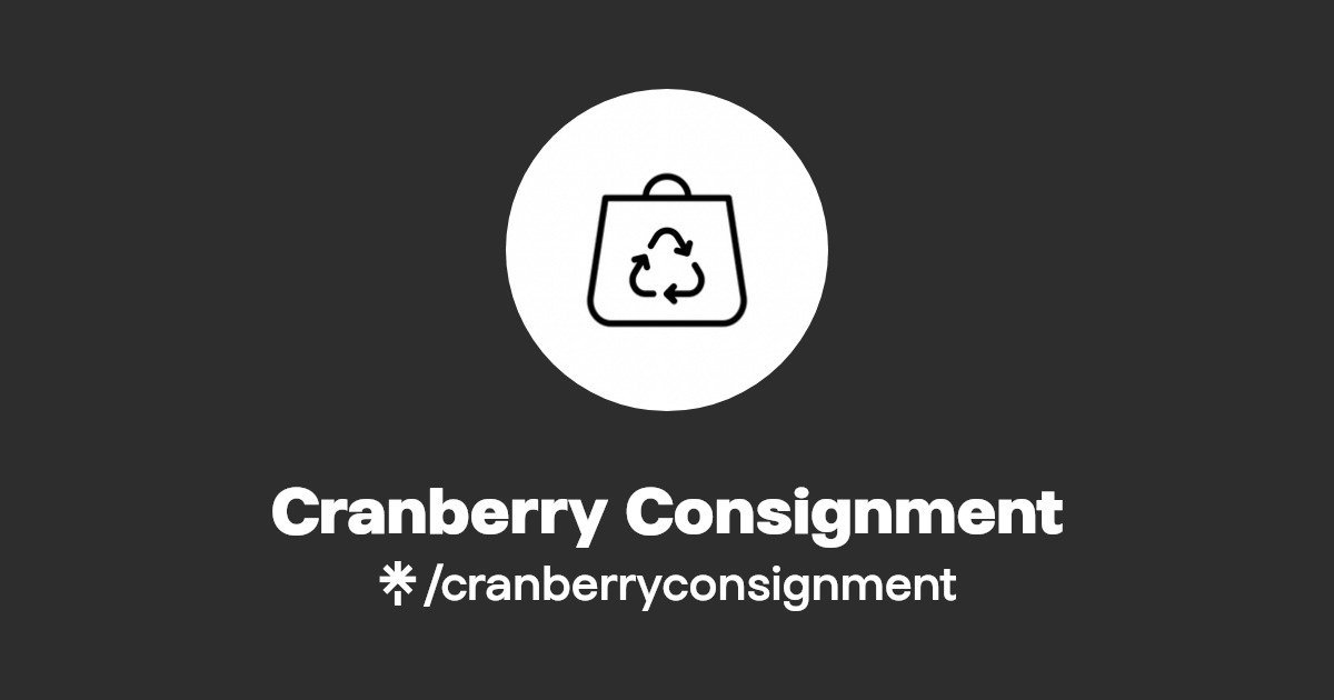 Cranberry Consignment Facebook Linktree