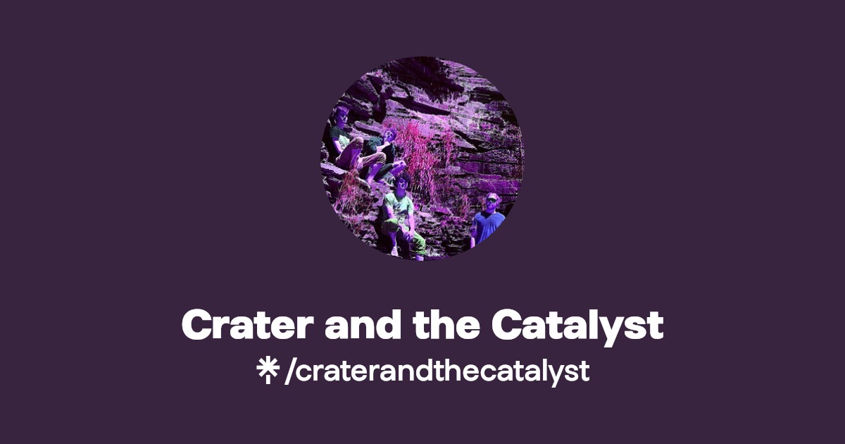 Crater and the Catalyst Instagram Linktree