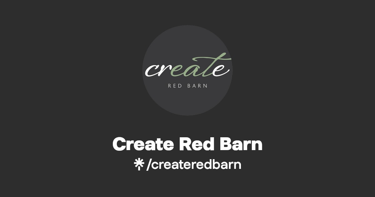 Create Red Barn Instagram, Facebook, TikTok Linktree