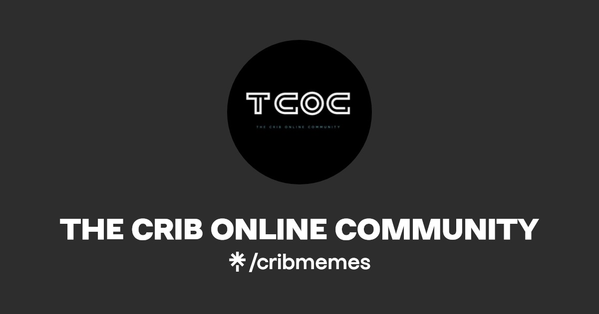 THE CRIB ONLINE COMMUNITY Instagram, TikTok Linktree
