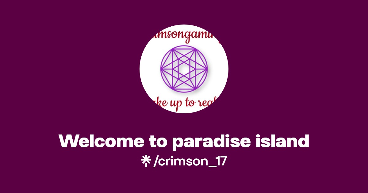 to paradise island Twitter, Instagram Linktree