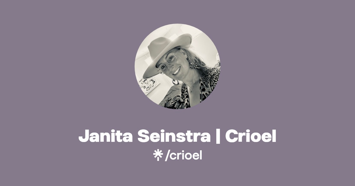 Janita Seinstra Crioel Instagram, Facebook Linktree