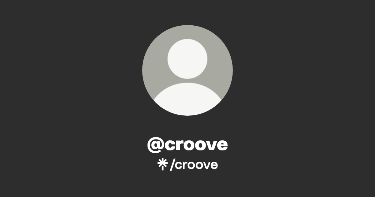 croove - Latest Twitter Links