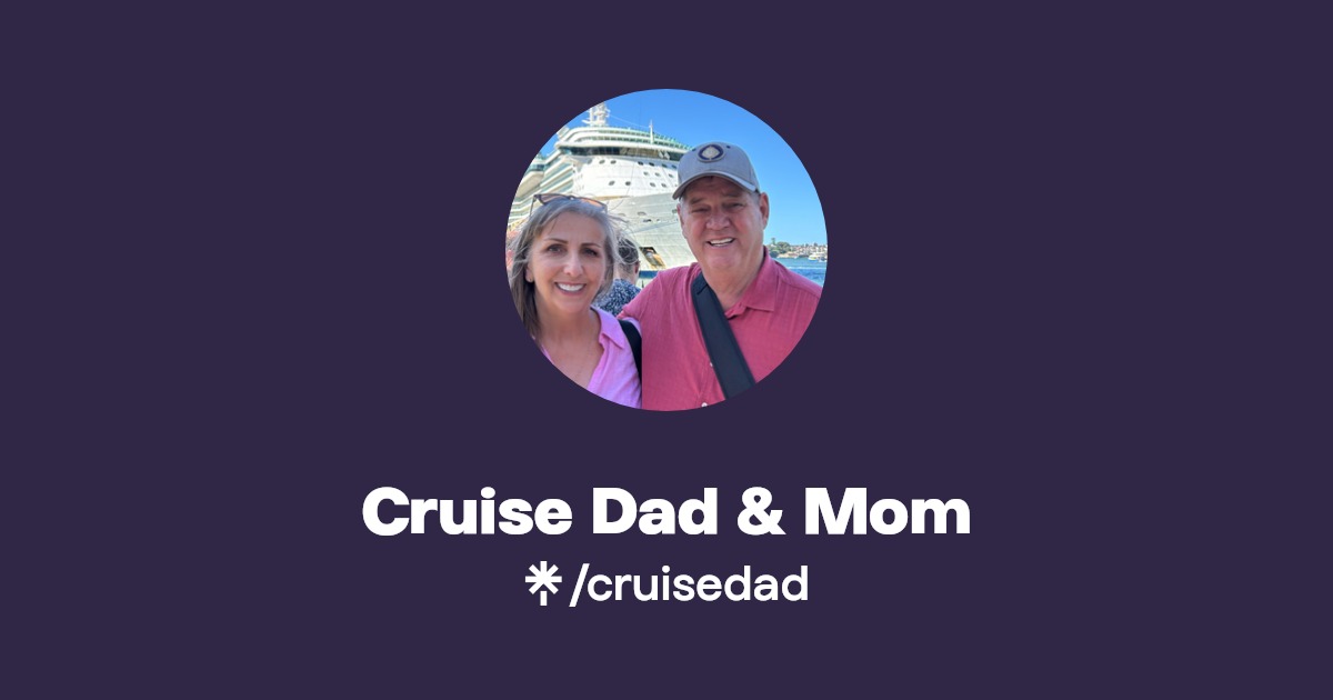 Cruise Dad & Mom Instagram, TikTok Linktree