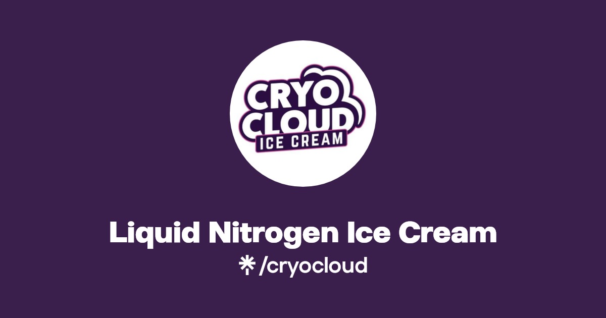Liquid Nitrogen Ice Cream Instagram, Facebook Linktree