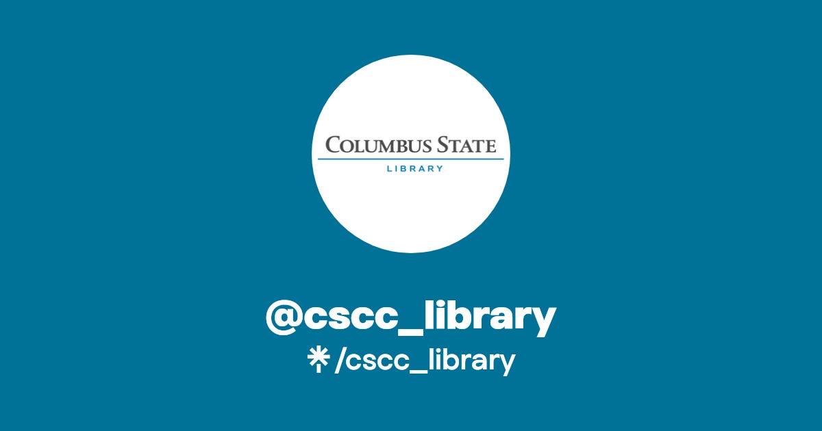 cscc_library's link in bio Resources and socials Linktree