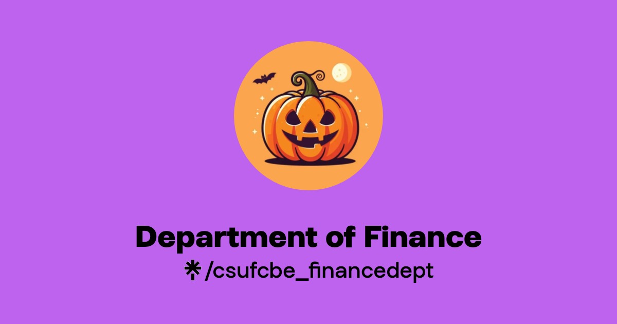 Department of Finance Instagram Linktree
