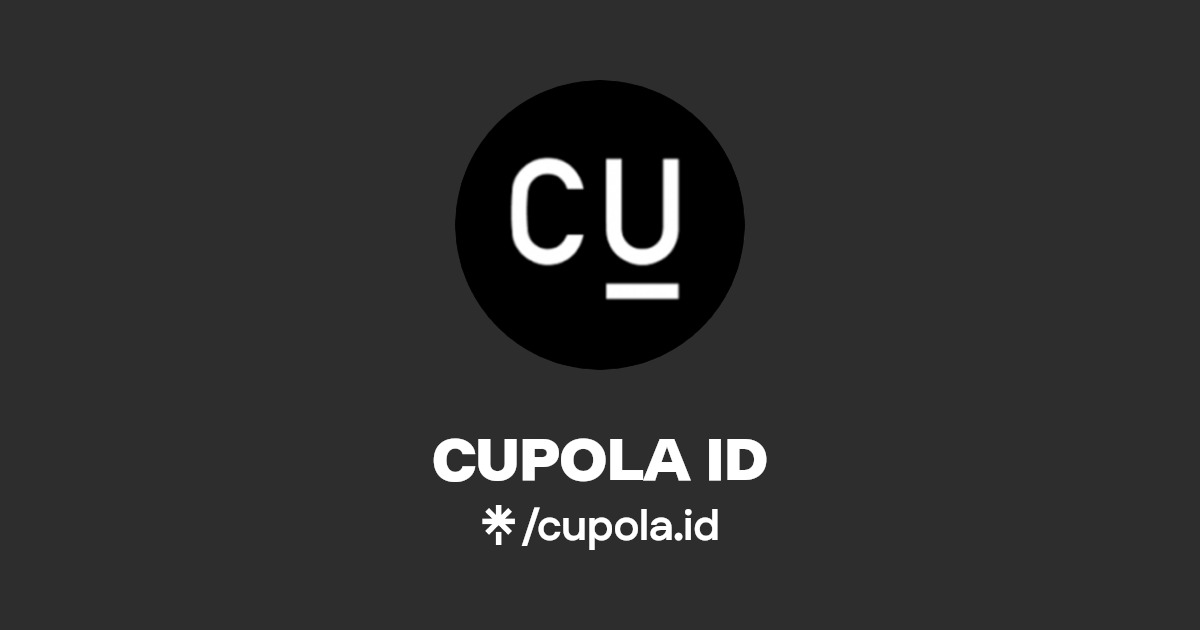 CUPOLA ID Listen on Spotify Linktree