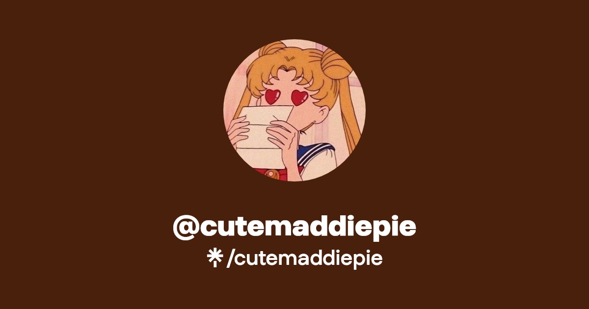 cutemaddiepie | Twitter, Instagram | Linktree
