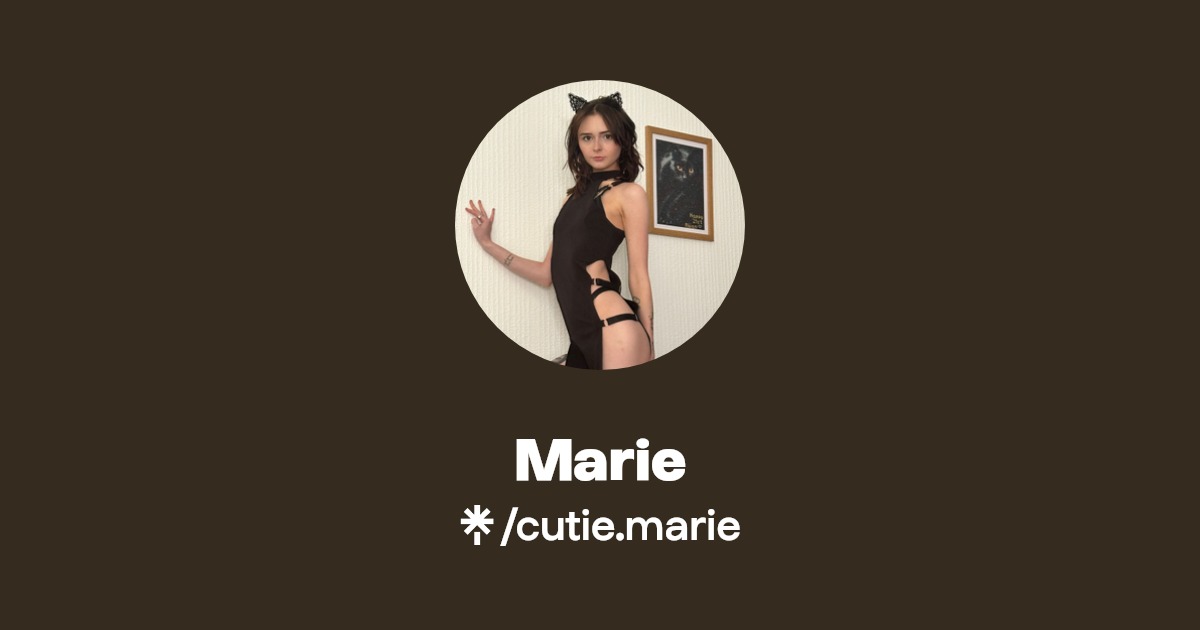 Marie - Find Marie Onlyfans - Linktree