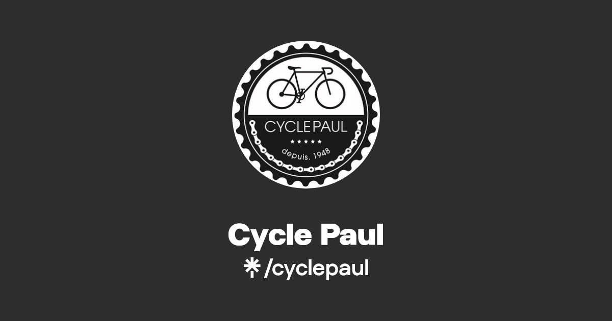 Cycle Paul Instagram, Facebook Linktree
