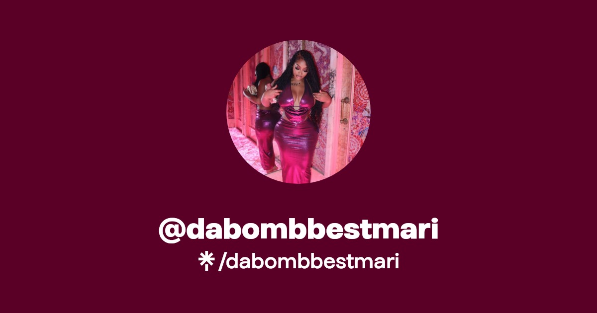 dabombbestmari | TikTok | Linktree