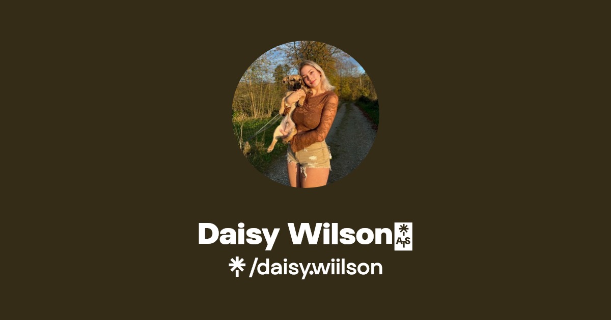Daisy Wilson🌺 - Find Daisy Wilson🌺 Onlyfans - Linktree