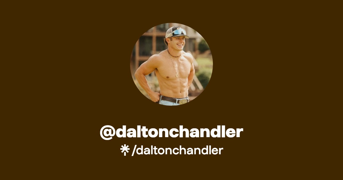 daltonchandler | Instagram, TikTok | Linktree