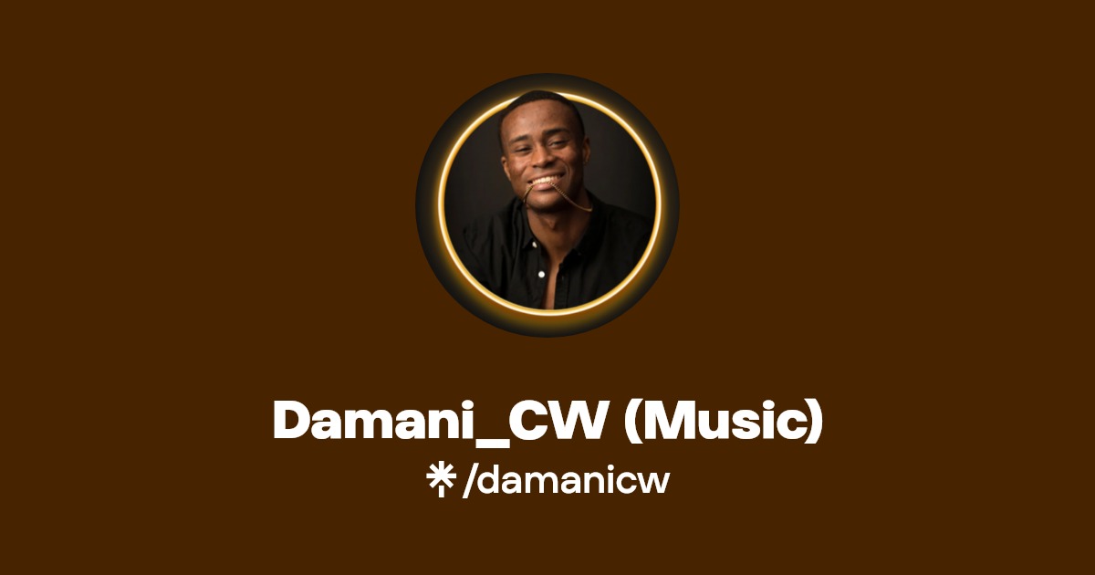Damani_CW (Music) Instagram, TikTok Linktree