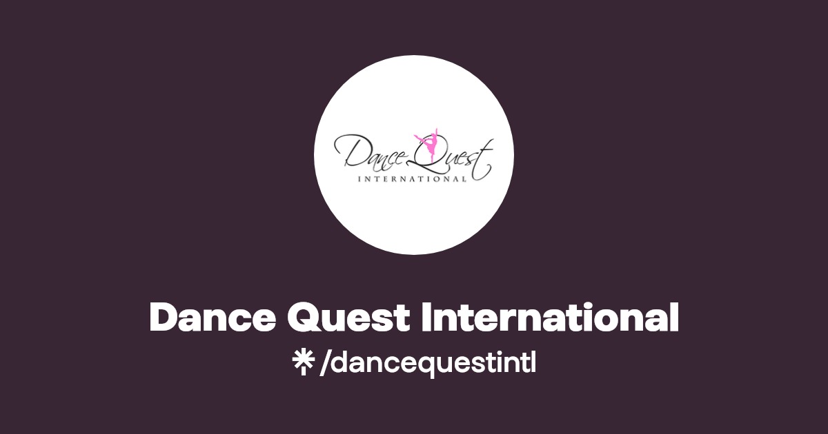 Dance Quest International Instagram, Facebook Linktree
