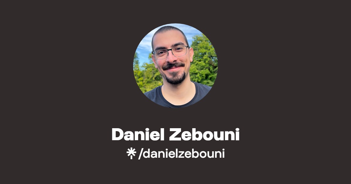 Daniel Zebouni Listen on YouTube, Spotify, Apple Music Linktree